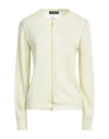 Fabiana Filippi Woman Cardigan Light Green Size 8 Virgin Wool, Viscose, Metallic Fiber In Green