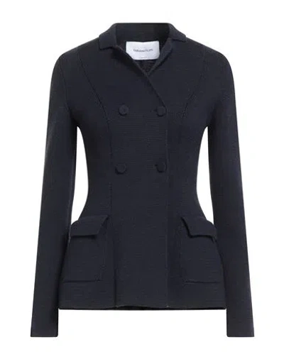 Fabiana Filippi Woman Cardigan Midnight Blue Size 4 Merino Wool