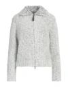 Fabiana Filippi Woman Cardigan Off White Size 14 Alpaca Wool, Virgin Wool, Polyamide, Silk, Cashmere