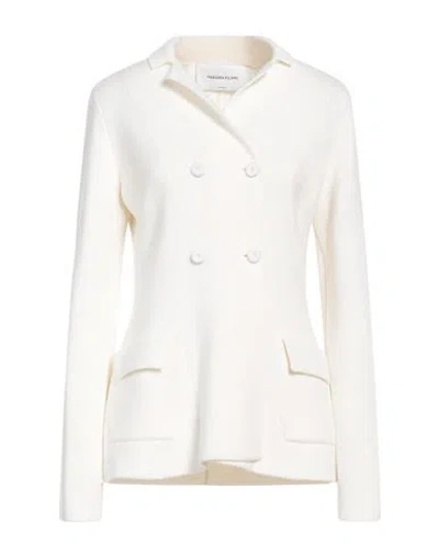 Fabiana Filippi Woman Cardigan Off White Size 8 Virgin Wool