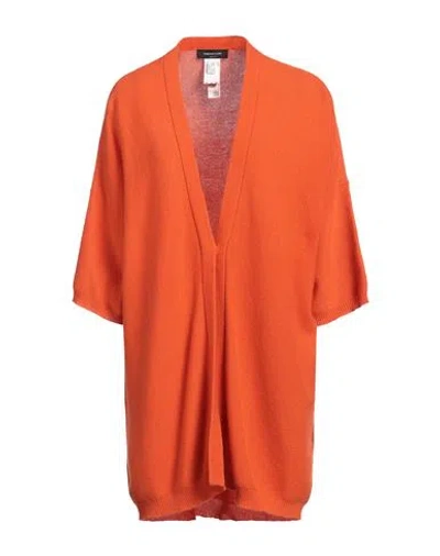 Fabiana Filippi Woman Cardigan Orange Size Xs Cashmere