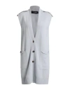 Fabiana Filippi Woman Cardigan Sky Blue Size 8 Cashmere, Wool, Ecobrass In Blue