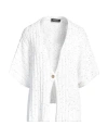 Fabiana Filippi Woman Cardigan White Size 2 Cotton In White