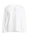 Fabiana Filippi Woman Cardigan White Size 4 Cotton