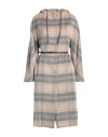 Fabiana Filippi Woman Coat Blush Size 6 Alpaca Wool In Beige