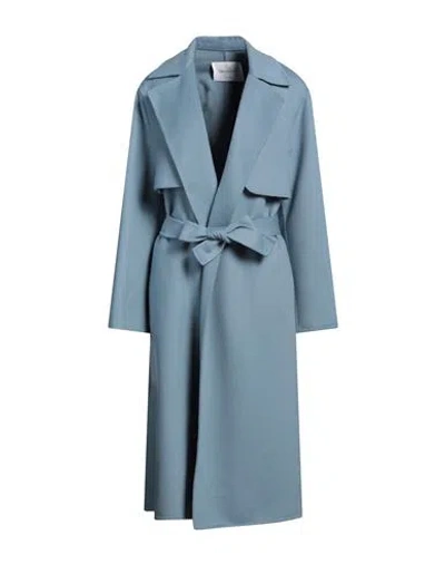 Fabiana Filippi Woman Coat Light Blue Size 12 Virgin Wool, Cashmere