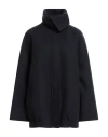 Fabiana Filippi Woman Coat Navy Size S Virgin Wool In Blue