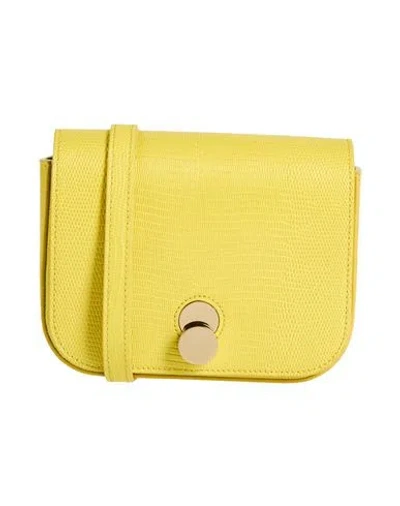 Fabiana Filippi Woman Cross-body Bag Yellow Size - Leather