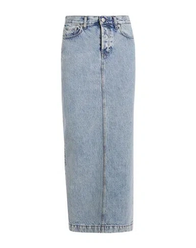 Fabiana Filippi Woman Denim Skirt Blue Size 2 Cotton