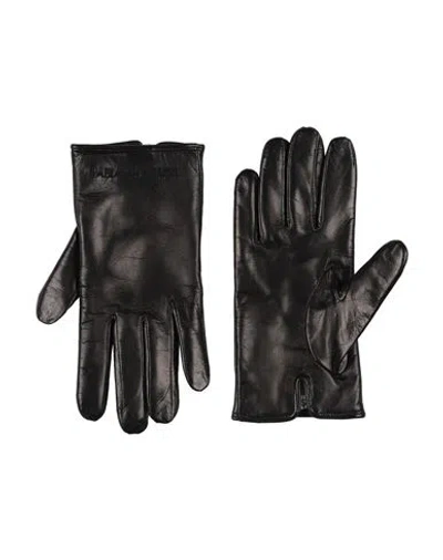 Fabiana Filippi Woman Gloves Black Size L Leather