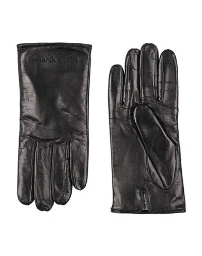 Fabiana Filippi Woman Gloves Dark Brown Size M Leather