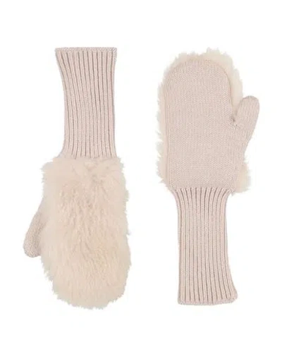 Fabiana Filippi Woman Gloves Ivory Size Onesize Virgin Wool, Silk, Cashmere In White