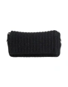 Fabiana Filippi Woman Handbag Black Size - Virgin Wool, Silk, Cashmere, Alpaca Wool, Polyester In Black