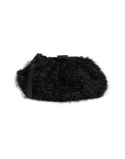 Fabiana Filippi Woman Handbag Black Size - Viscose, Metallic Polyester, Polyamide