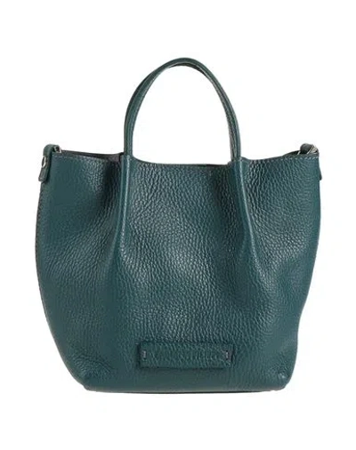 Fabiana Filippi Woman Handbag Deep Teal Size - Leather