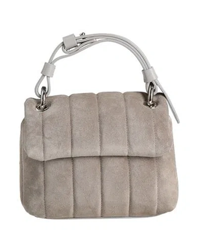 Fabiana Filippi Woman Handbag Grey Size - Leather In Gray