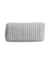 Fabiana Filippi Woman Handbag Grey Size - Virgin Wool, Silk, Cashmere, Alpaca Wool, Polyester In Gray