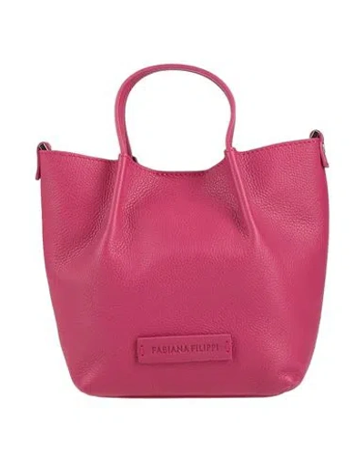 Fabiana Filippi Woman Handbag Magenta Size - Leather