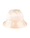 Fabiana Filippi Woman Hat Apricot Size M Cotton In Orange