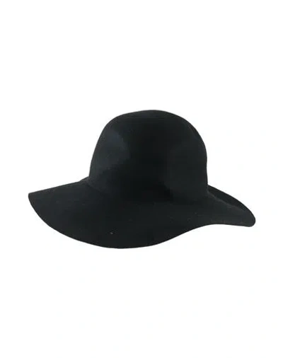 Fabiana Filippi Woman Hat Black Size M Wool, Cotton, Polyester