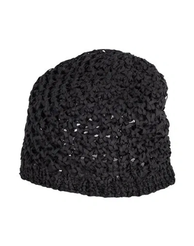Fabiana Filippi Woman Hat Black Size Onesize Polyester, Polyamide