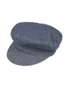 Fabiana Filippi Denim Baker Boy Cap In Blue