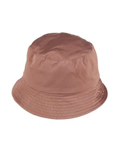 Fabiana Filippi Woman Hat Brown Size L Acetate, Cotton, Viscose