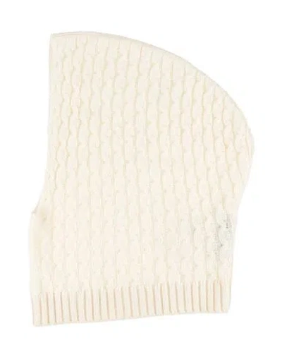 Fabiana Filippi Woman Hat Ivory Size Onesize Cashmere In White