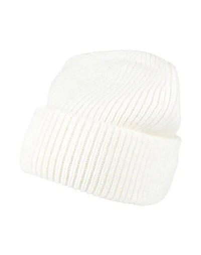 Fabiana Filippi Woman Hat Ivory Size Onesize Virgin Wool, Silk, Cashmere In White