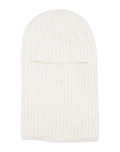 Fabiana Filippi Woman Hat Off White Size Onesize Pure Virgin Wool Iws, Silk, Cashmere