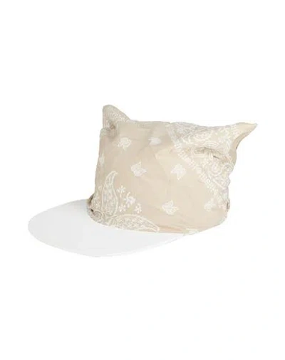 Fabiana Filippi Woman Hat White Size Onesize Cotton, Viscose, Linen In Neutral