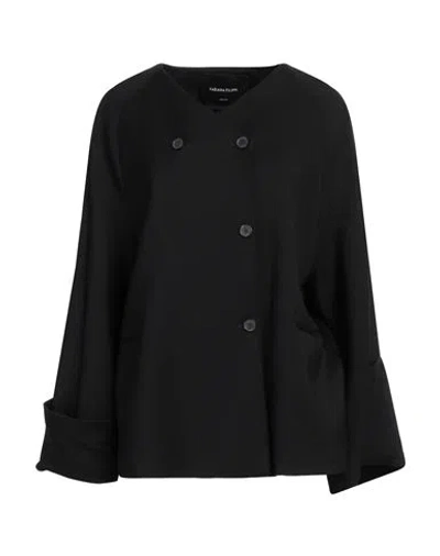Fabiana Filippi Woman Jacket Black Size 4 Virgin Wool, Polyamide, Elastane