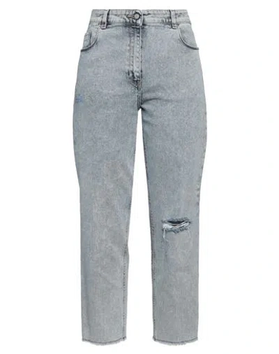 Fabiana Filippi Woman Jeans Blue Size 8 Cotton, Elastane