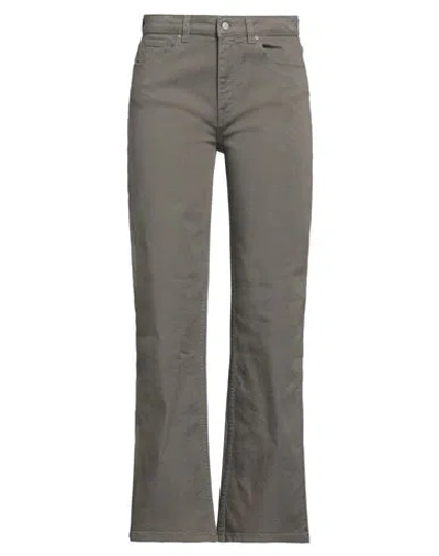 Fabiana Filippi Woman Jeans Military Green Size 8 Cotton, Elastane