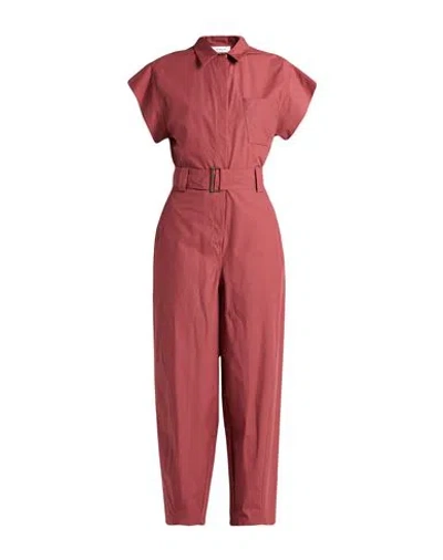 Fabiana Filippi Woman Jumpsuit Brick Size 8 Cotton, Ecobrass In Pink
