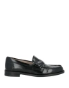 Fabiana Filippi Woman Loafers Black Size 5 Leather In Black