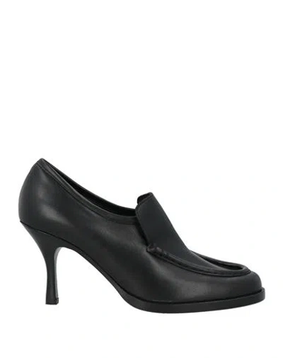 Fabiana Filippi Woman Loafers Black Size 7 Leather