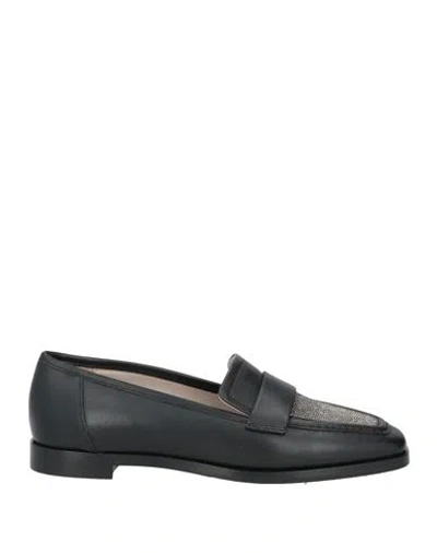 Fabiana Filippi Woman Loafers Black Size 8 Leather