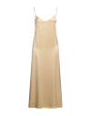 Fabiana Filippi Woman Maxi Dress Apricot Size 6 Silk In Orange