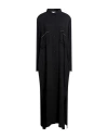 Fabiana Filippi Woman Maxi Dress Black Size 10 Acetate, Silk