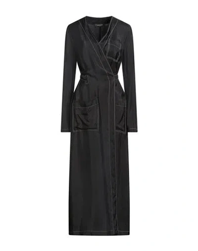 Fabiana Filippi Woman Maxi Dress Black Size 10 Viscose, Cupro