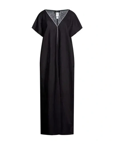 Fabiana Filippi Woman Maxi Dress Black Size 14 Linen