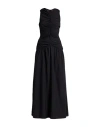 Fabiana Filippi Woman Maxi Dress Black Size 8 Polyester, Elastane