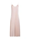 Fabiana Filippi Woman Midi Dress Light Pink Size 4 Acetate, Silk, Ecobrass In Pink