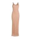 Fabiana Filippi Woman Maxi Dress Copper Size 8 Polyamide, Metallic Fiber In Orange