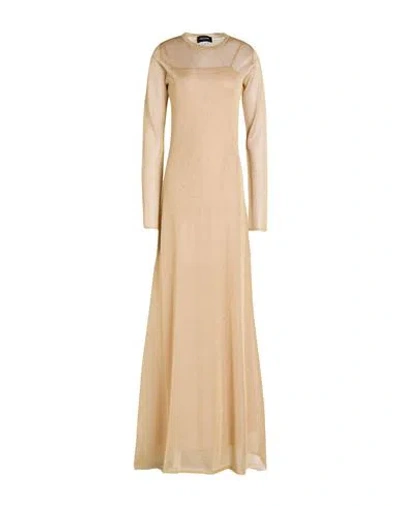 Fabiana Filippi Woman Maxi Dress Gold Size 6 Polyamide, Metallic Fiber