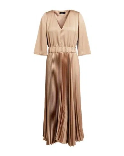 Fabiana Filippi Woman Maxi Dress Khaki Size 8 Polyester
