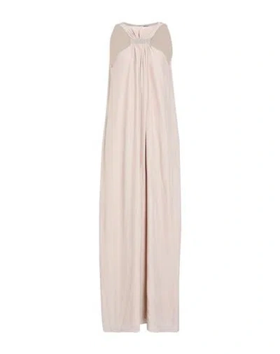 Fabiana Filippi Woman Maxi Dress Light Brown Size 12 Viscose, Silk In Beige