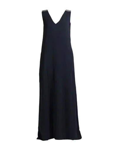 Fabiana Filippi Woman Maxi Dress Midnight Blue Size 10 Viscose