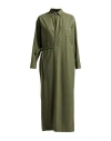 Fabiana Filippi Woman Maxi Dress Military Green Size 2 Virgin Wool, Polyamide, Elastane In Green